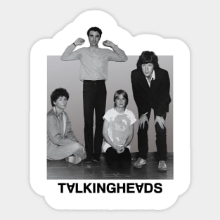 Vintage 80s Talking Heads Sticker